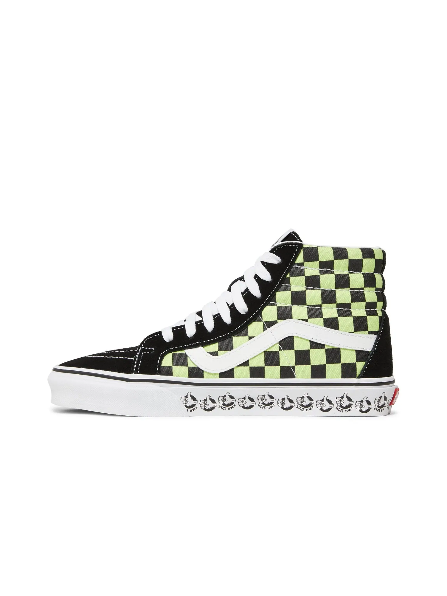 Кроссовки BMX Sk8-Hi Reissue Vans — изображение 3 из 8, черный/зеленый