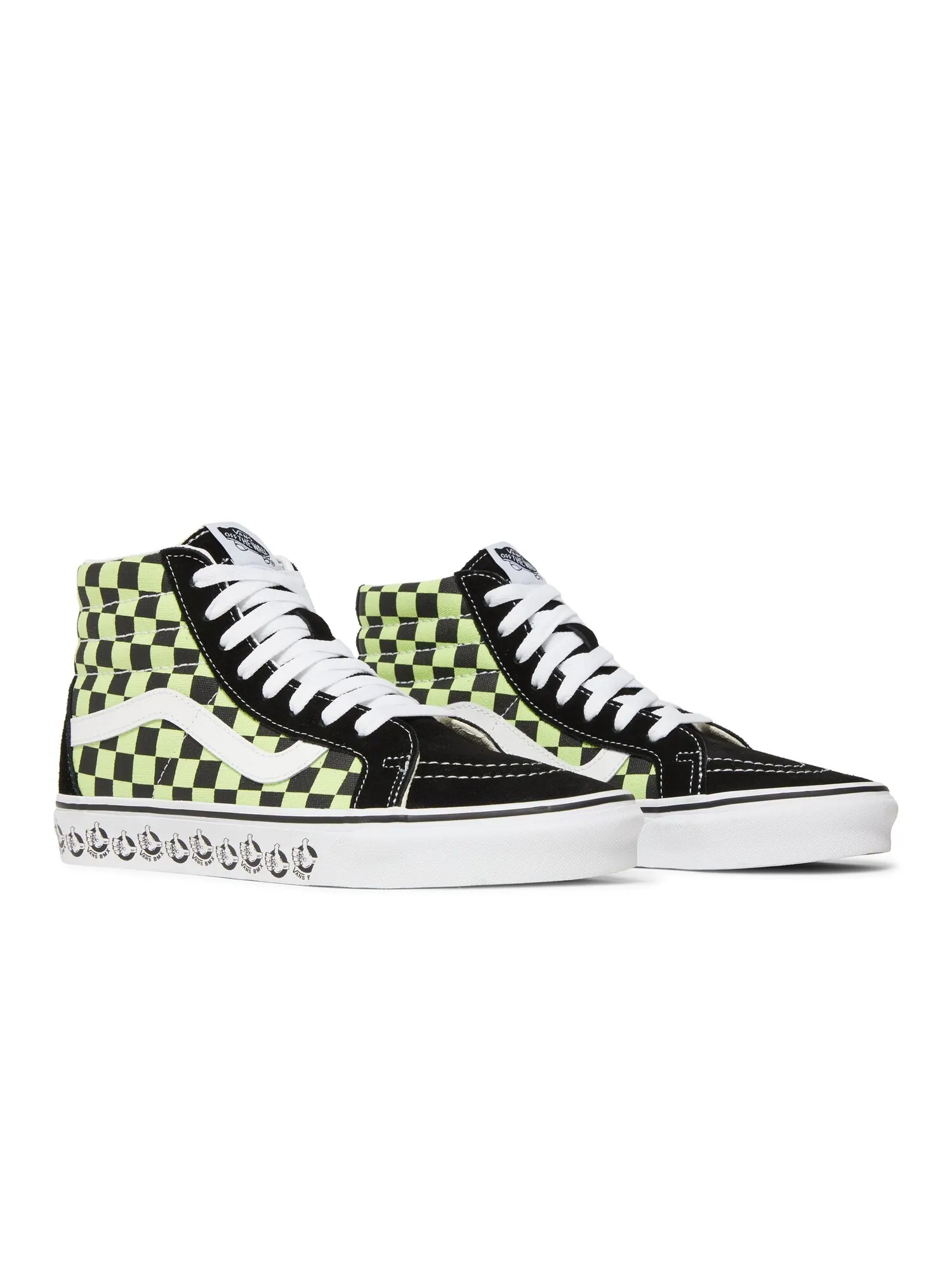 Кроссовки BMX Sk8-Hi Reissue Vans — изображение 8 из 8, черный/зеленый