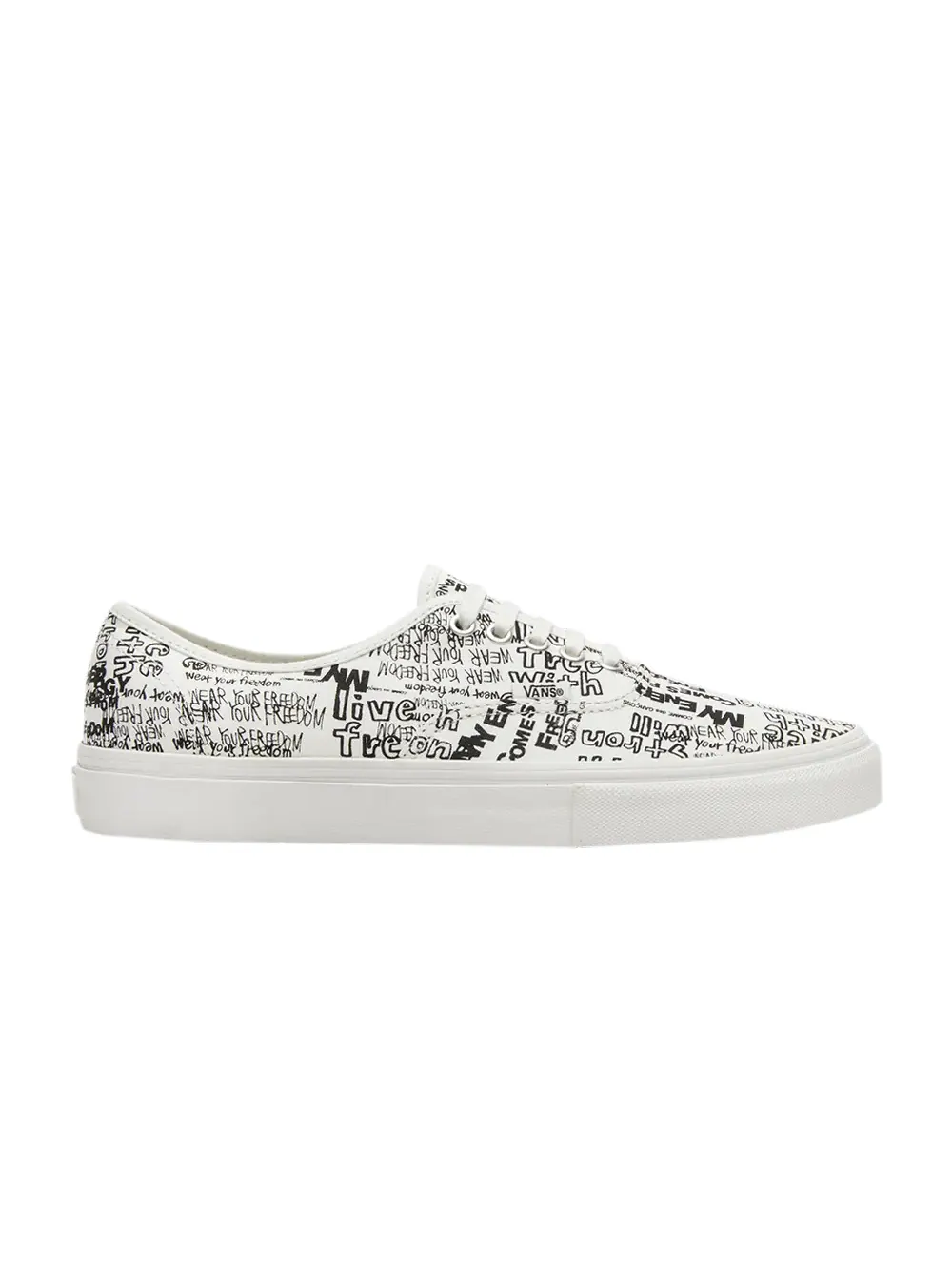 Кроссовки Comme des Garçons x OG Authentic LX Vans — изображение 1 из 1, белый/белый