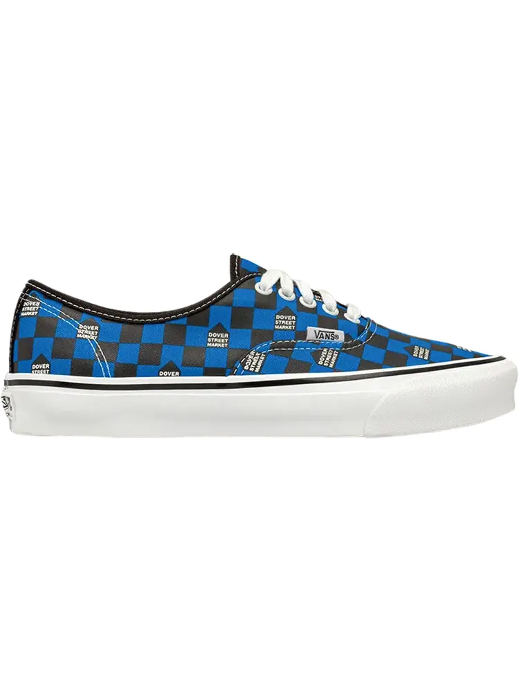 Кеды Vans Dover Street Market x OG Authentic LX DSM Checkerboard - Blue Black — изображение 1 из 1, синий
