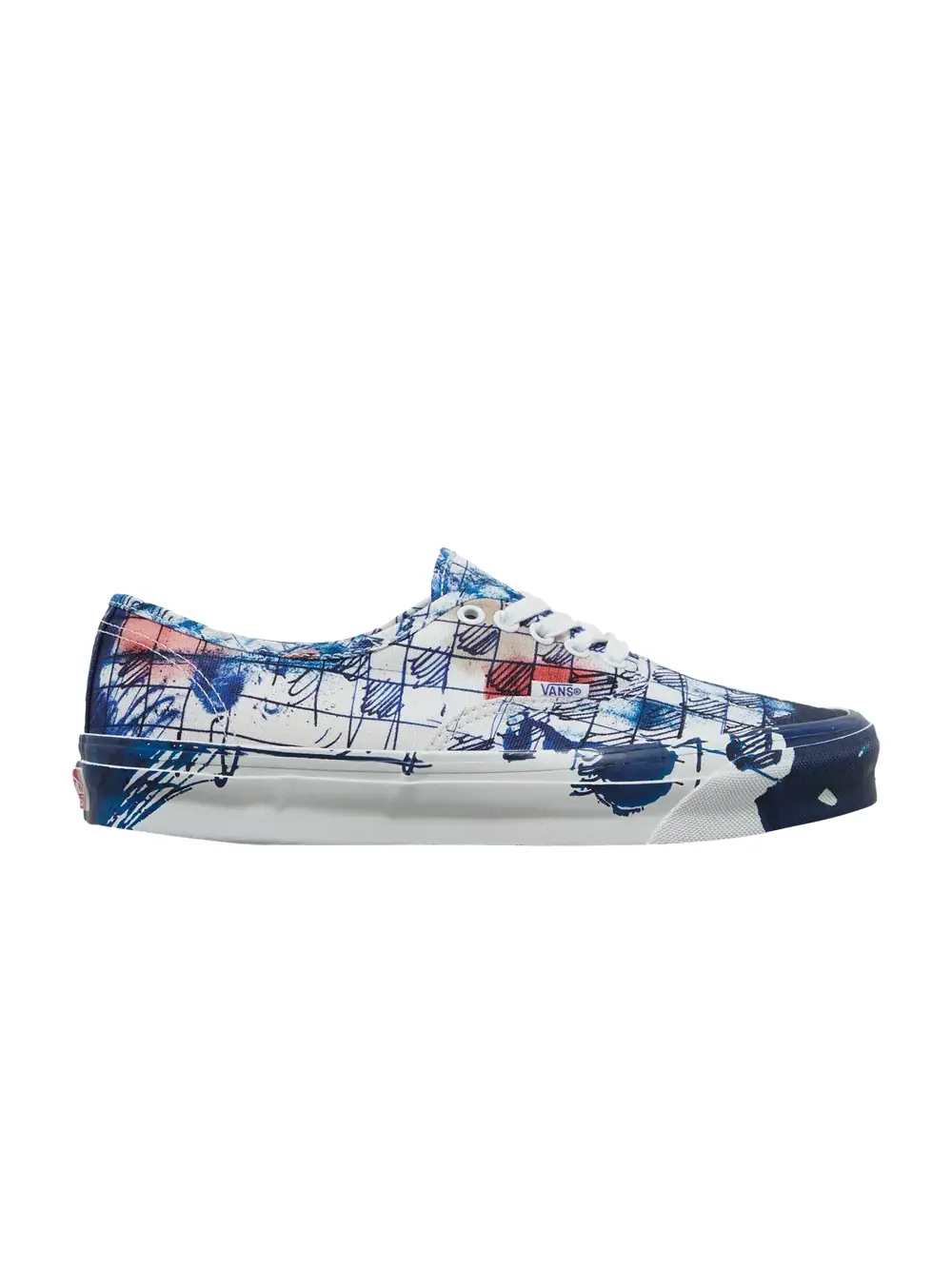 Кроссовки Connor Tingley x OG Authentic LX Vans — изображение 1 из 1, белый/синий