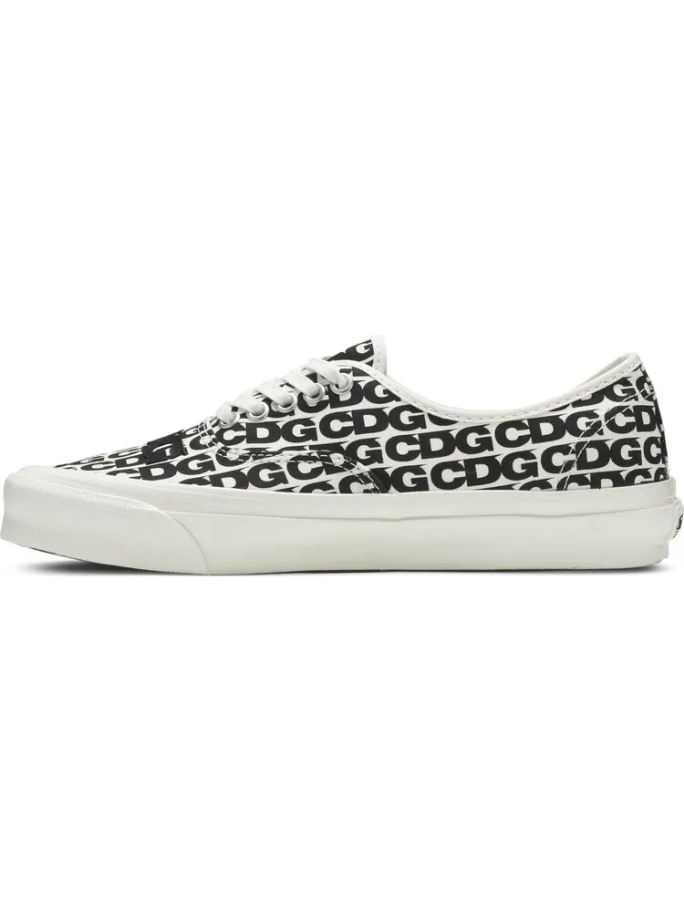 Кеды Vans Comme des Garçons x OG Authentic LX CDG Print - Blanc De Blanc — изображение 3 из 8, белый