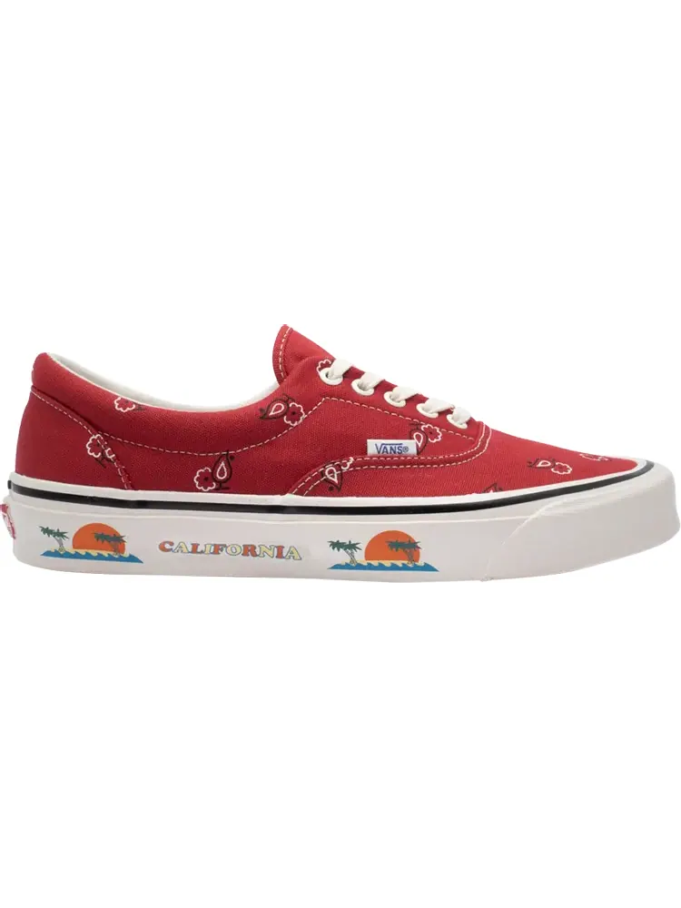 Кеды Vans OG Era LX Paisley - Pompeian Red — изображение 1 из 1, красный