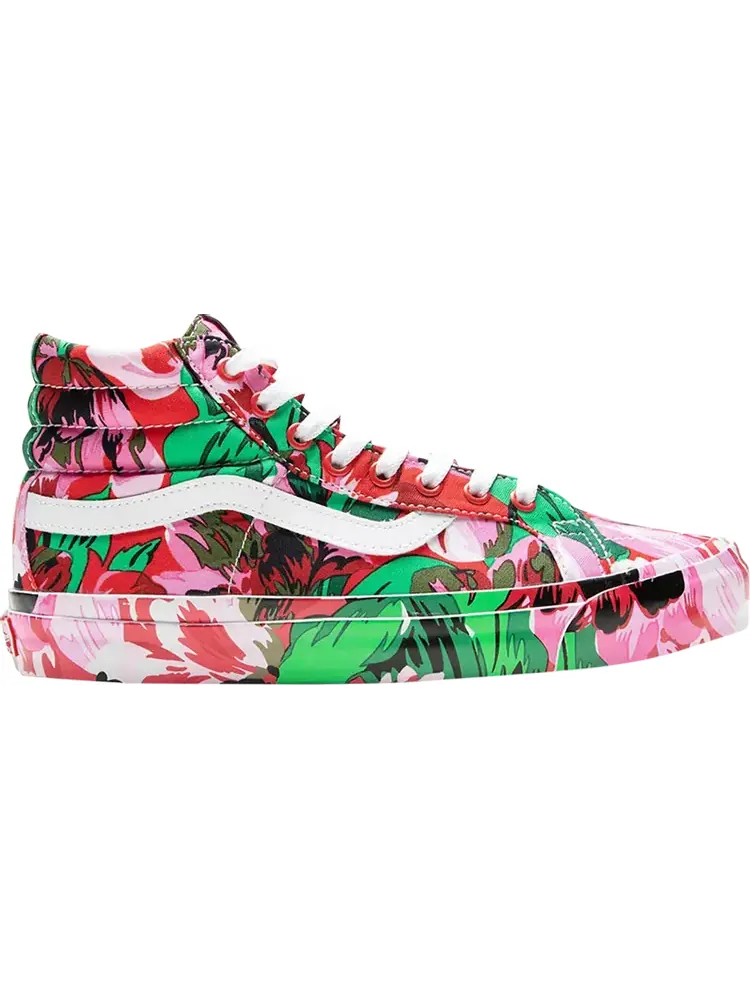 Кеды Vans Kenzo x OG Sk8-Hi LX Floral Red — изображение 1 из 1, красный