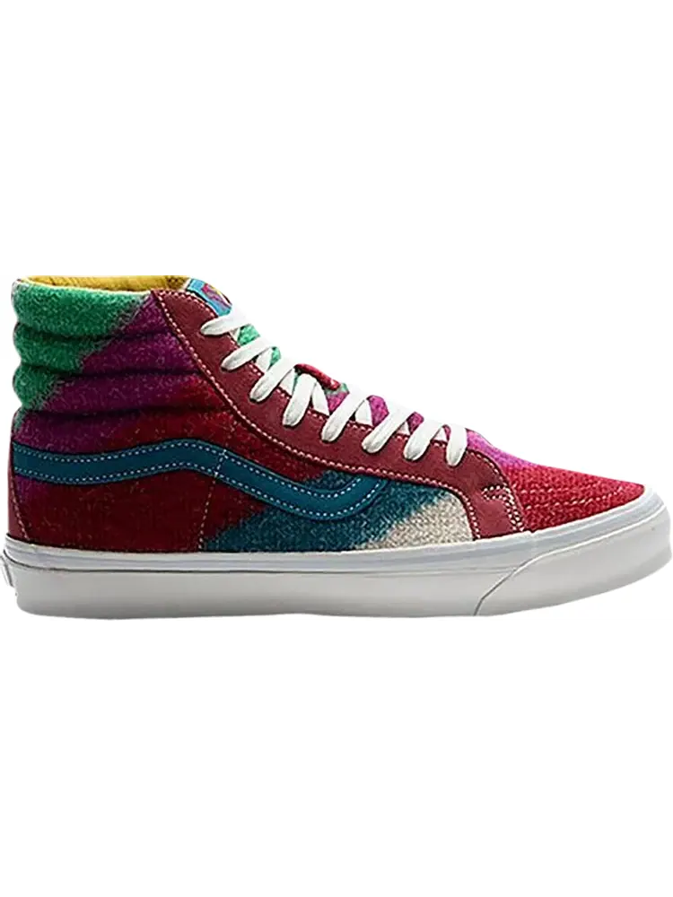 Кеды Vans Concepts x OG Sk8-Hi LX Mohair - Rio Red — изображение 1 из 1, красный