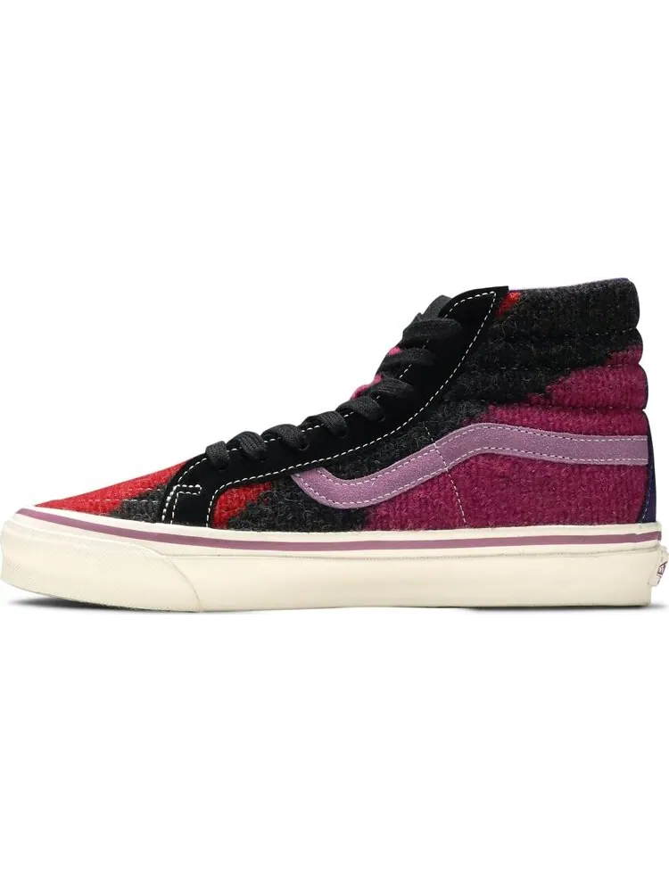 Кеды Vans Concepts x OG Sk8-Hi LX Mohair - Purple Plumeria — изображение 3 из 8, фиолетовый