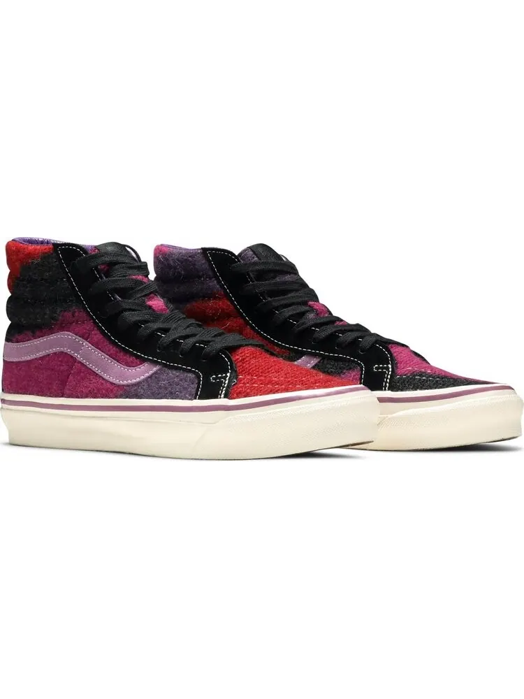 Кеды Vans Concepts x OG Sk8-Hi LX Mohair - Purple Plumeria — изображение 8 из 8, фиолетовый