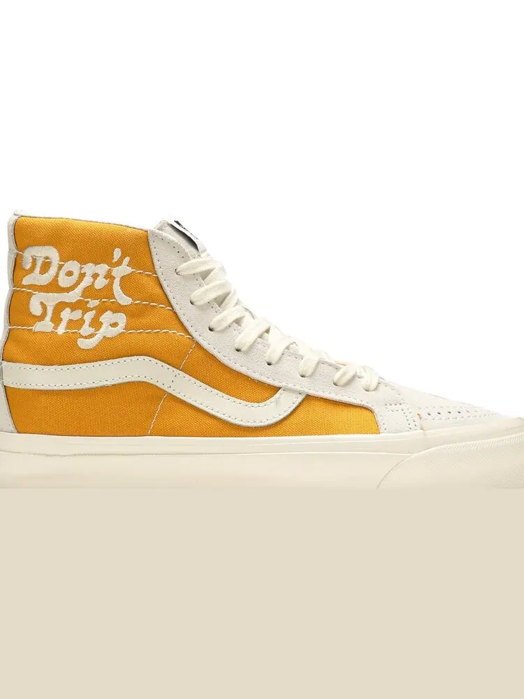 Кеды Vans Free & Easy x OG Sk8-Hi LX Dont Trip - Mango Mojito — изображение 2 из 8, желтый