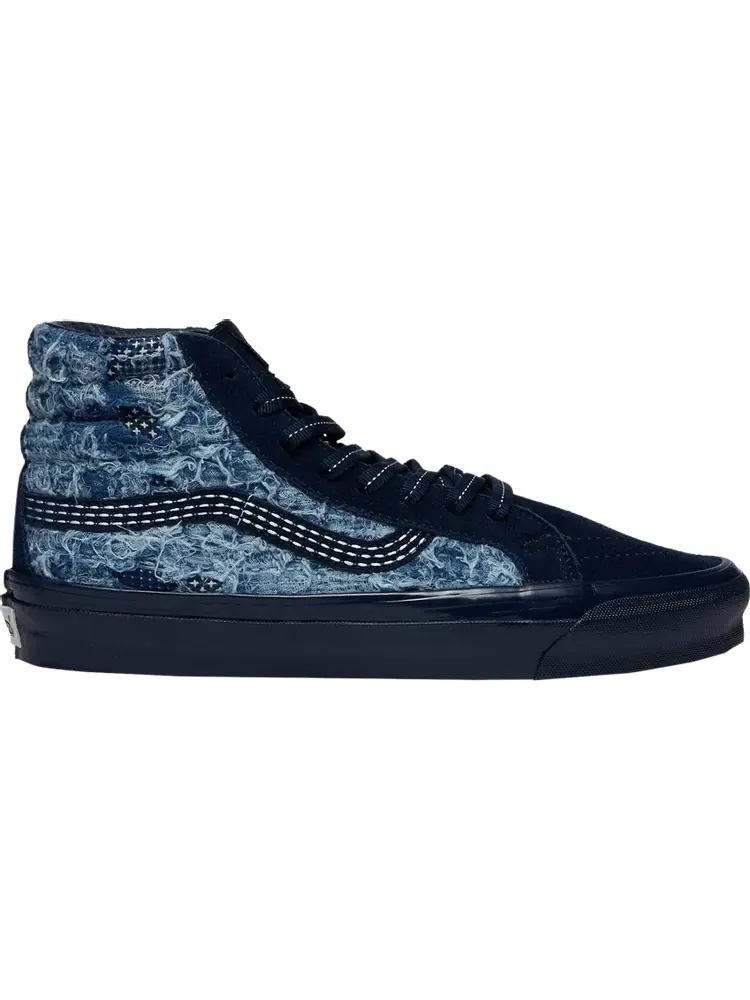 Кеды Vans FDMTL x OG Sk8-Hi LX Distressed Indigo — изображение 1 из 1, синий