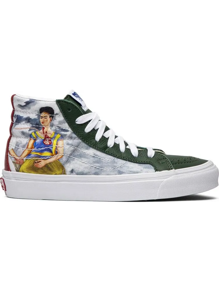 Кеды Vans Frida Kahlo x OG SK8-Hi LX Las Dos Fridas — изображение 1 из 8, зеленый
