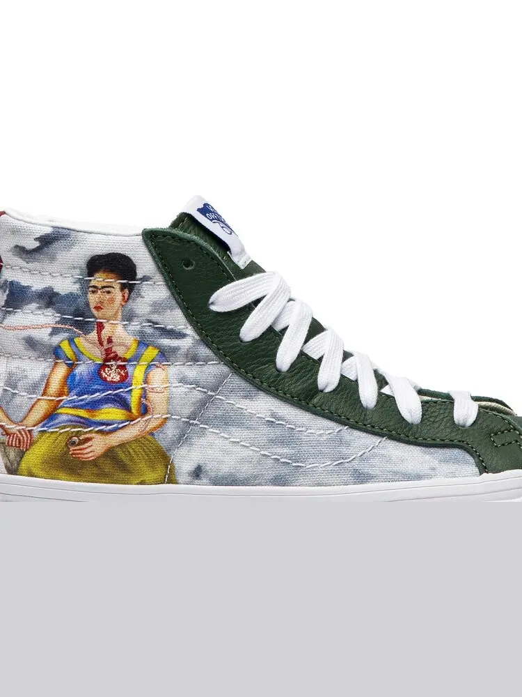 Кеды Vans Frida Kahlo x OG SK8-Hi LX Las Dos Fridas — изображение 2 из 8, зеленый