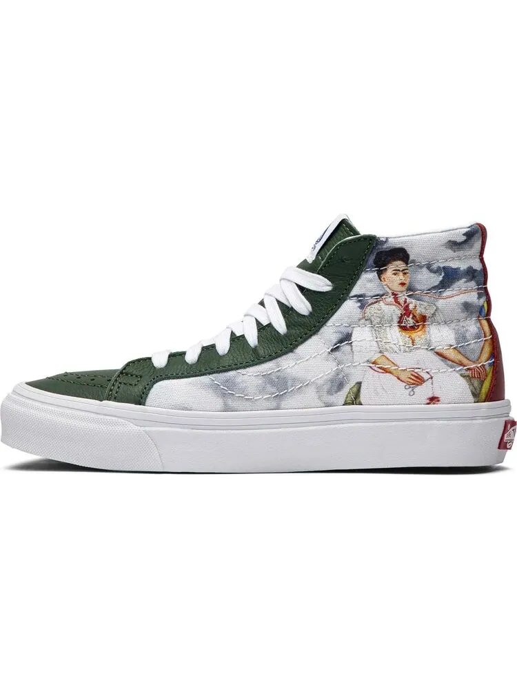 Кеды Vans Frida Kahlo x OG SK8-Hi LX Las Dos Fridas — изображение 3 из 8, зеленый
