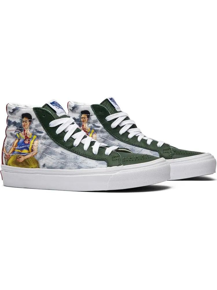 Кеды Vans Frida Kahlo x OG SK8-Hi LX Las Dos Fridas — изображение 8 из 8, зеленый