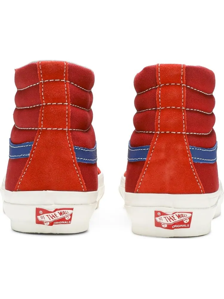 Кеды Vans OG Sk8-Hi LX Pompeian Red — изображение 6 из 8, красный