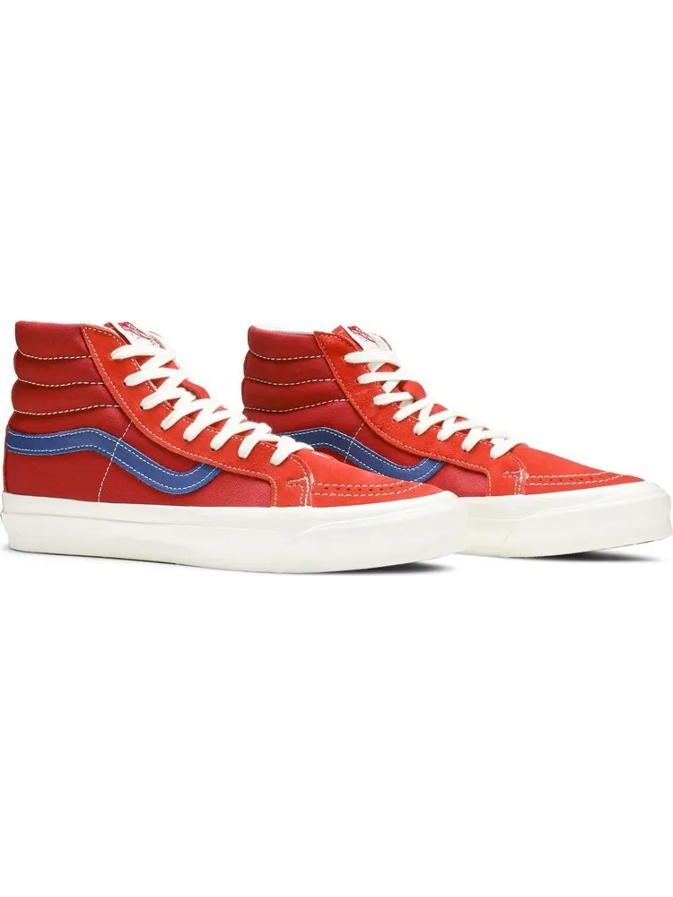 Кеды Vans OG Sk8-Hi LX Pompeian Red — изображение 8 из 8, красный