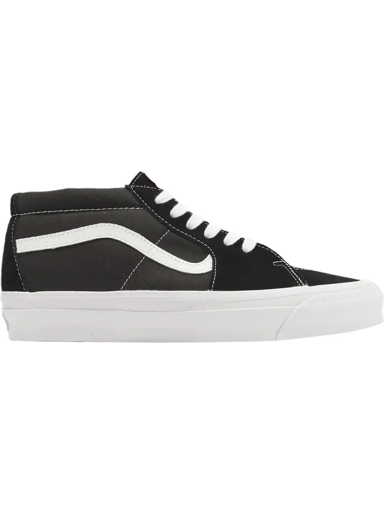 Кроссовки Vans OG Sk8-Mid LX Black White — изображение 1 из 1, черный