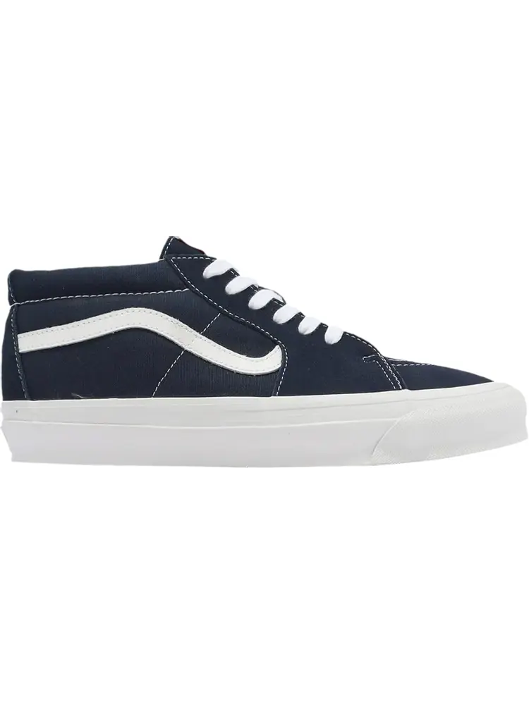 Кроссовки Vans OG Sk8-Mid LX Navy White — изображение 1 из 1, синий
