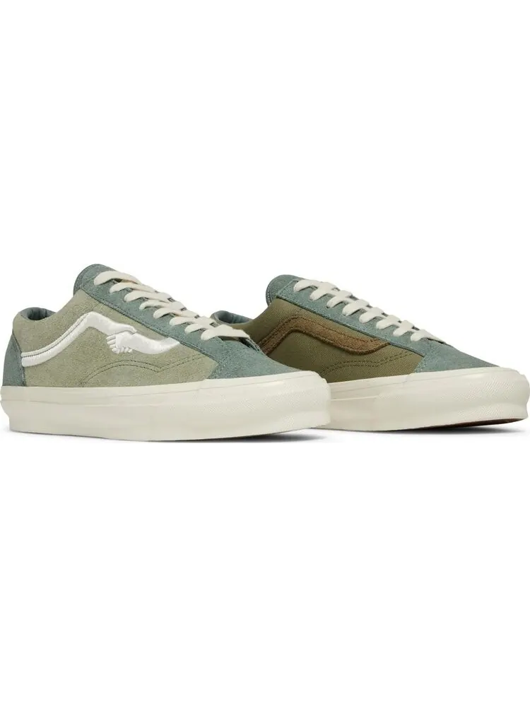 Кроссовки Vans Notre x OG Style 36 LX — изображение 8 из 8, зеленый/серый/белый