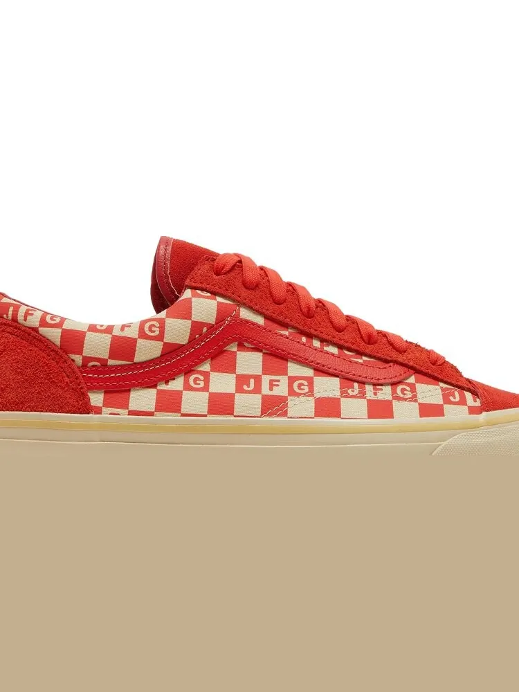 Кеды Vans Joe Freshgoods x OG Style 36 LX Honeymoon Stage - Red — изображение 2 из 8, красный