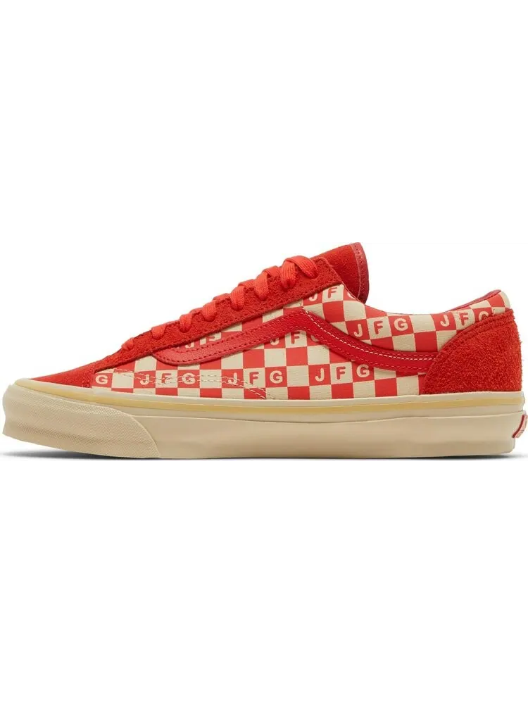 Кеды Vans Joe Freshgoods x OG Style 36 LX Honeymoon Stage - Red — изображение 3 из 8, красный
