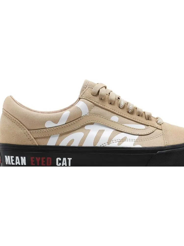 Кеды Vans Patta x Old Skool VLT LX Mean Eyed Cat - Almond Buff — изображение 2 из 8, бежевый