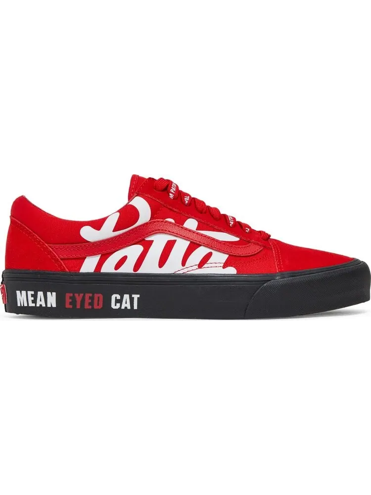 Кеды Vans Patta x Old Skool VLT LX Mean Eyed Cat - High Risk Red — изображение 1 из 8, красный