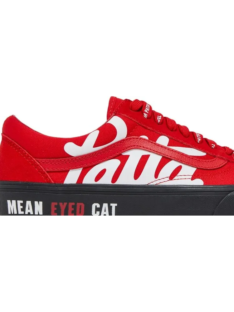 Кеды Vans Patta x Old Skool VLT LX Mean Eyed Cat - High Risk Red — изображение 2 из 8, красный