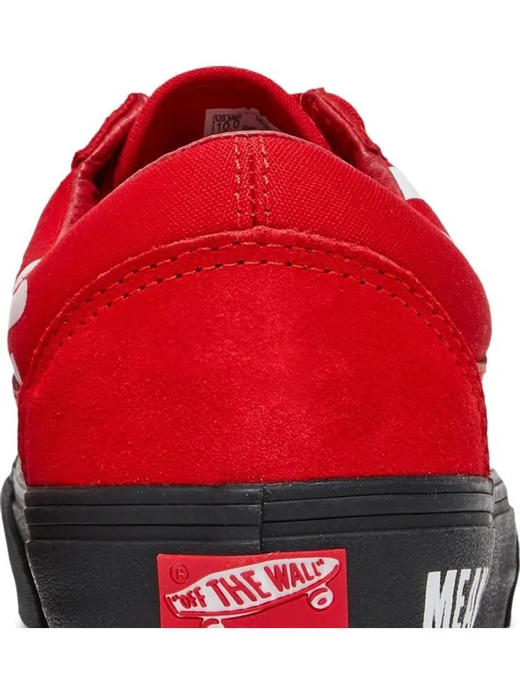 Кеды Vans Patta x Old Skool VLT LX Mean Eyed Cat - High Risk Red — изображение 7 из 8, красный