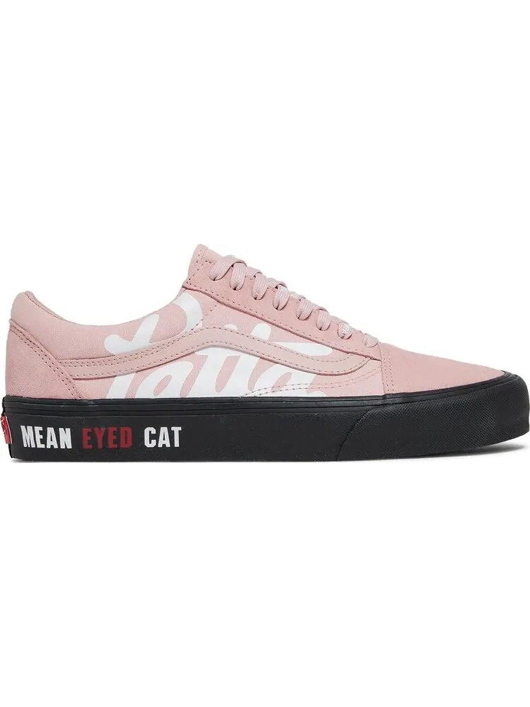 Кеды Vans Patta x Old Skool VLT LX Mean Eyed Cat - Silver Pink — изображение 1 из 8, розовый