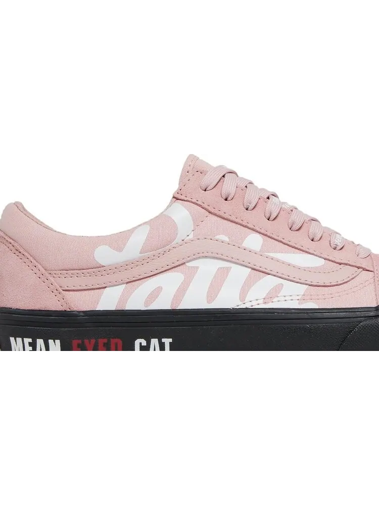Кеды Vans Patta x Old Skool VLT LX Mean Eyed Cat - Silver Pink — изображение 2 из 8, розовый