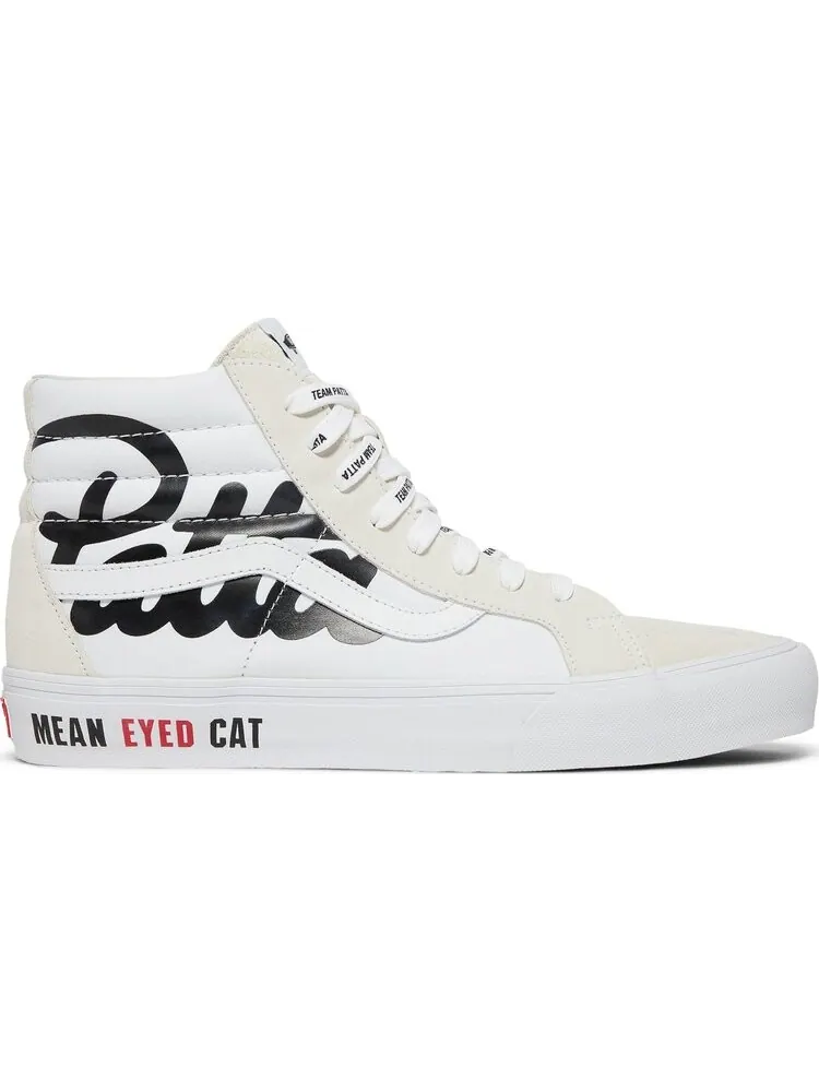 Кеды Vans Patta x Vault Sk8-Hi Reissue VLT LX Mean Eyed Cat - White — изображение 1 из 8, белый