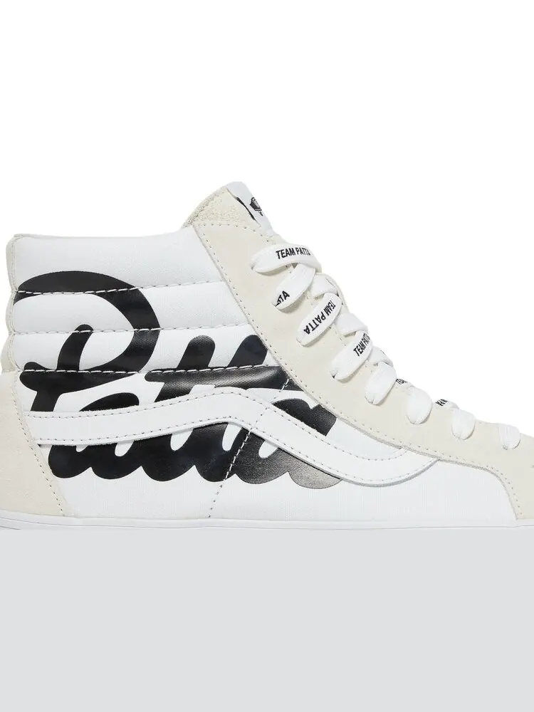 Кеды Vans Patta x Vault Sk8-Hi Reissue VLT LX Mean Eyed Cat - White — изображение 2 из 8, белый