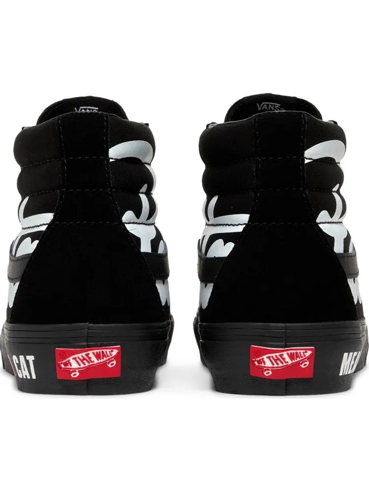 Кеды Vans Patta x Vault Sk8-Hi Reissue VLT LX Mean Eyed Cat - Black — изображение 6 из 8, черный