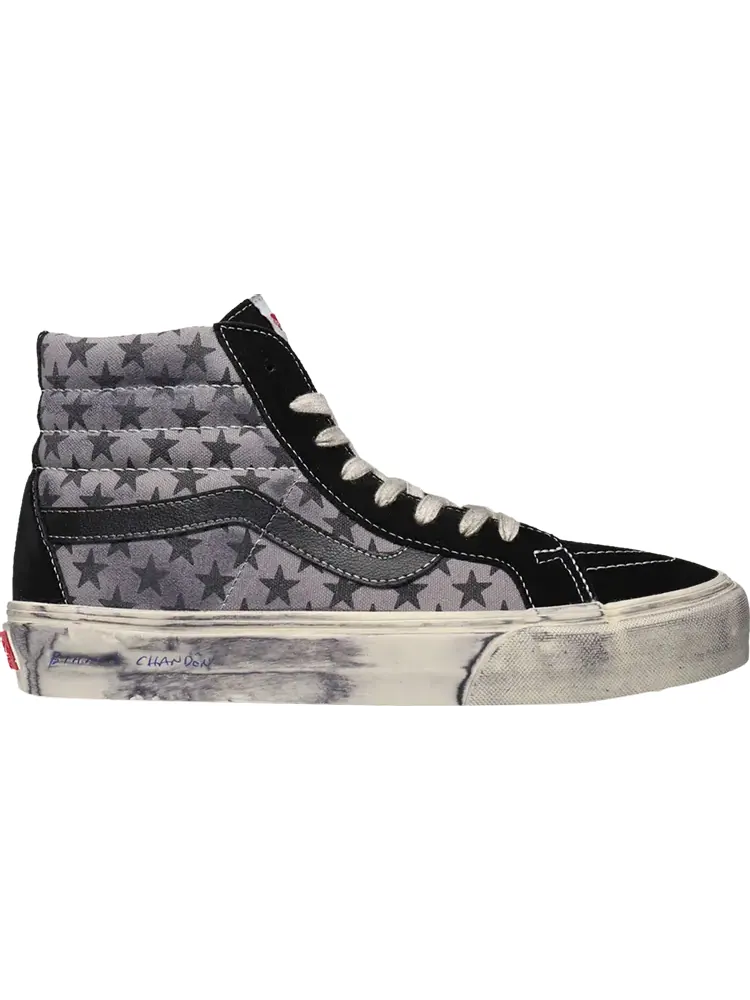 Кеды Vans Bianca Chandôn x Sk8-Hi Reissue VLT LX Stressed Black — изображение 1 из 1, черный