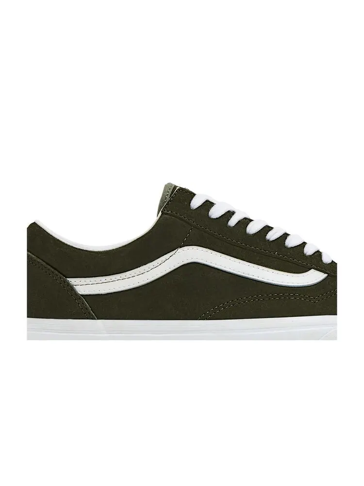 Кроссовки Vans Old Skool Pig Suede - Grape Leaf — изображение 2 из 6, зеленый