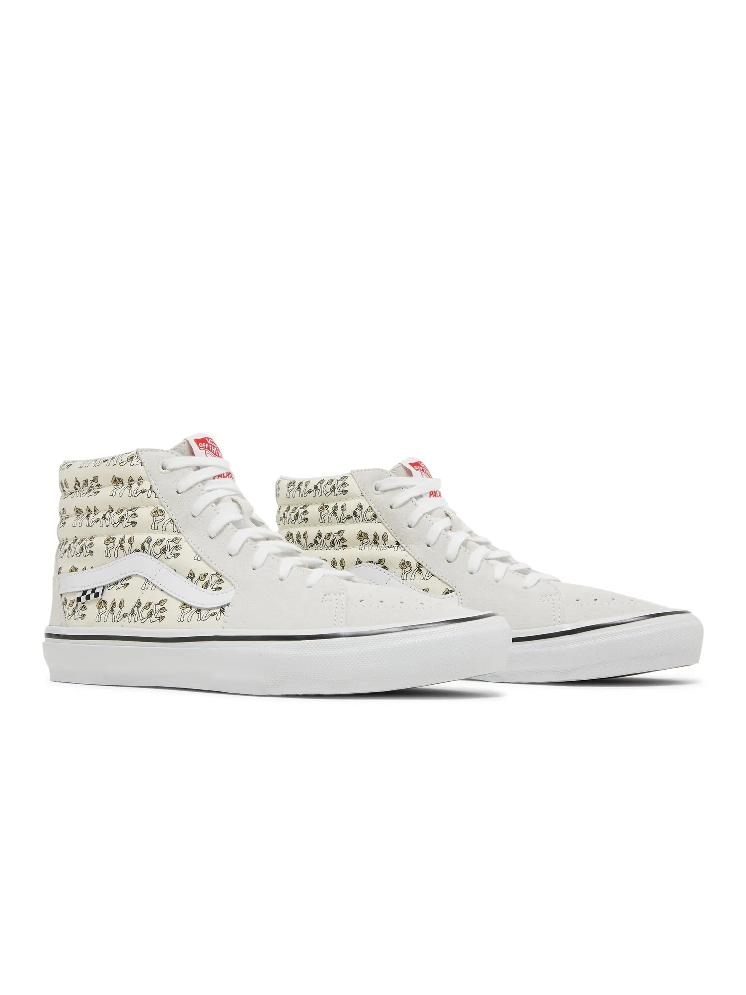 Кроссовки Palace x Sk8-Hi Vans — изображение 6 из 6, бежевый