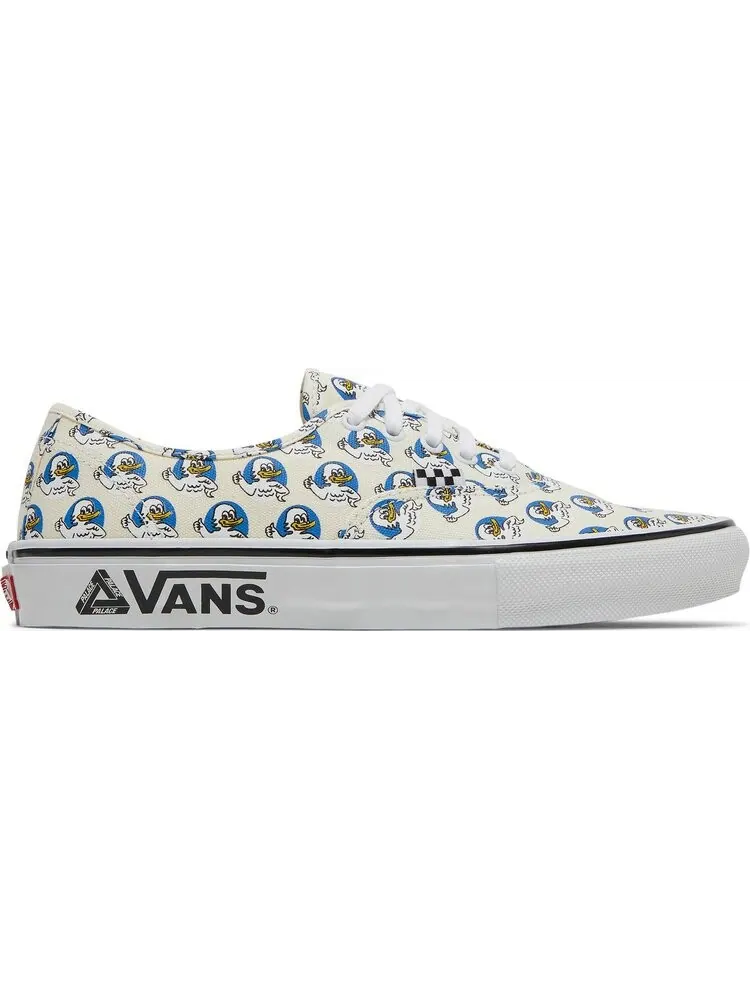 Кеды Vans Palace x Skate Authentic Jeremy the Duck - Classic White — изображение 1 из 8, белый