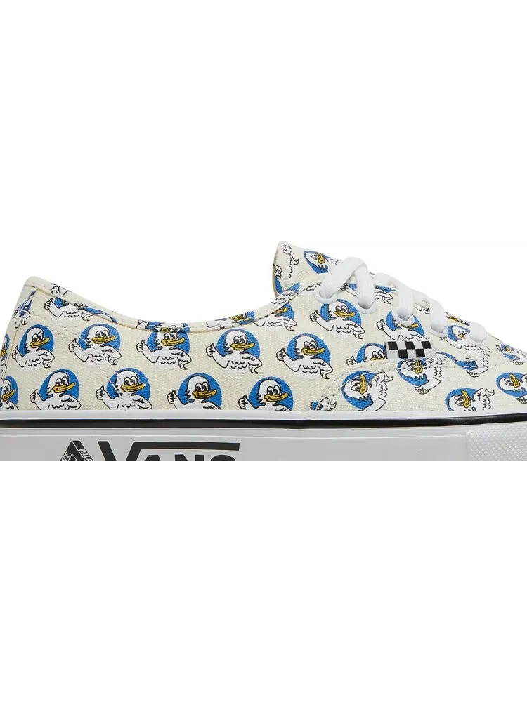 Кеды Vans Palace x Skate Authentic Jeremy the Duck - Classic White — изображение 2 из 8, белый