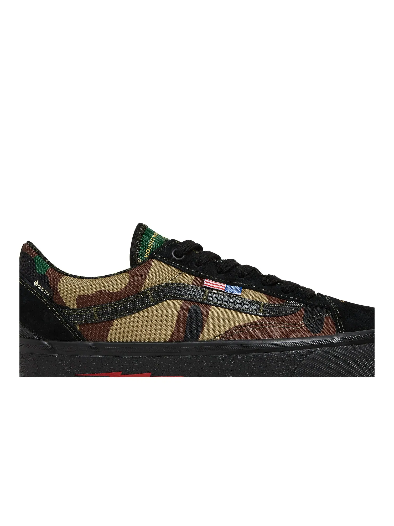 Кроссовки DEFCON x Old Skool GTX Vans — изображение 2 из 8, черный
