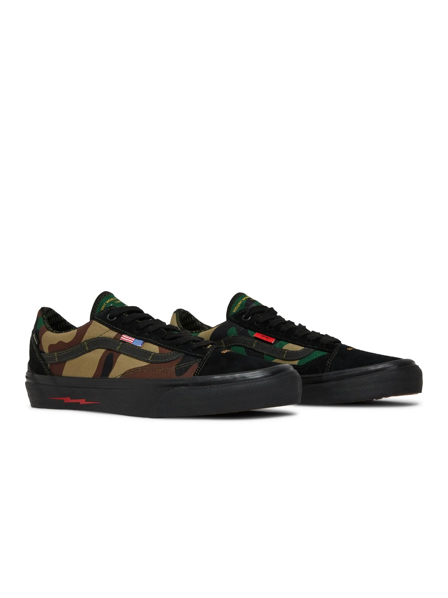Кроссовки DEFCON x Old Skool GTX Vans — изображение 8 из 8, черный