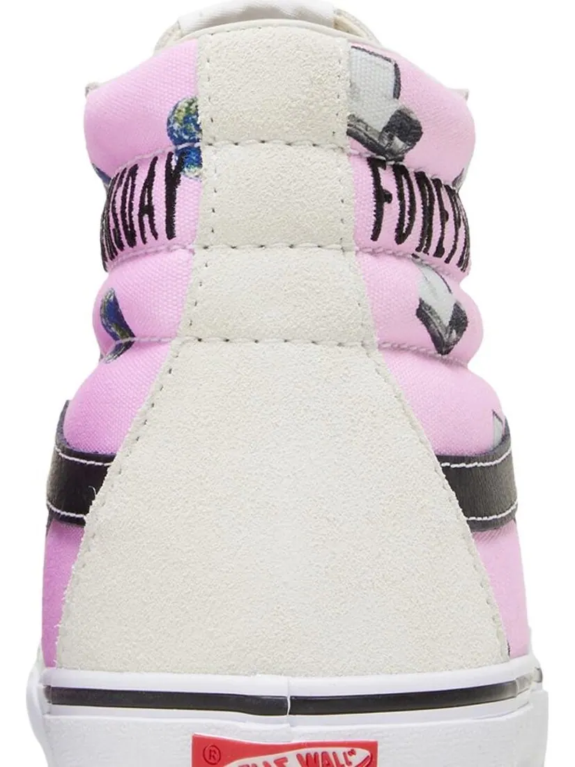 Кеды Vans Cali Thornhill Dewitt x Vault Sk8-Hi LX Pink Doomsday Foreplay — изображение 7 из 8, розовый