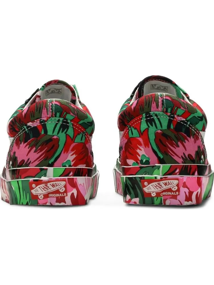 Кеды Vans Kenzo x OG Old Skool LX Floral Red — изображение 6 из 8, красный