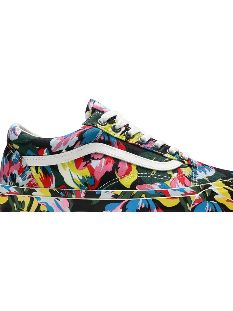 Кеды Vans Kenzo x OG Old Skool LX Floral Green — изображение 2 из 8, зеленый