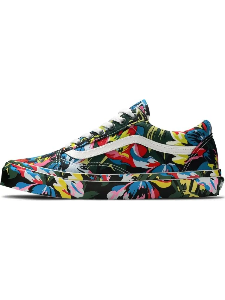Кеды Vans Kenzo x OG Old Skool LX Floral Green — изображение 3 из 8, зеленый