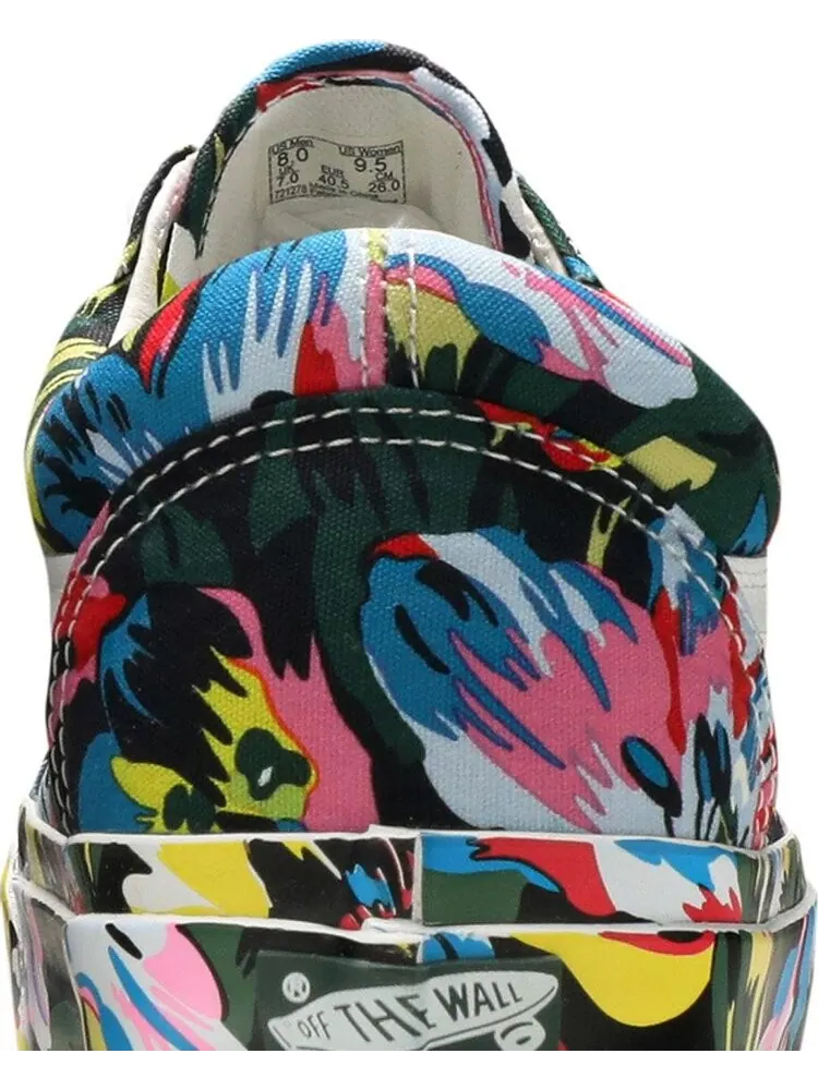 Кеды Vans Kenzo x OG Old Skool LX Floral Green — изображение 7 из 8, зеленый