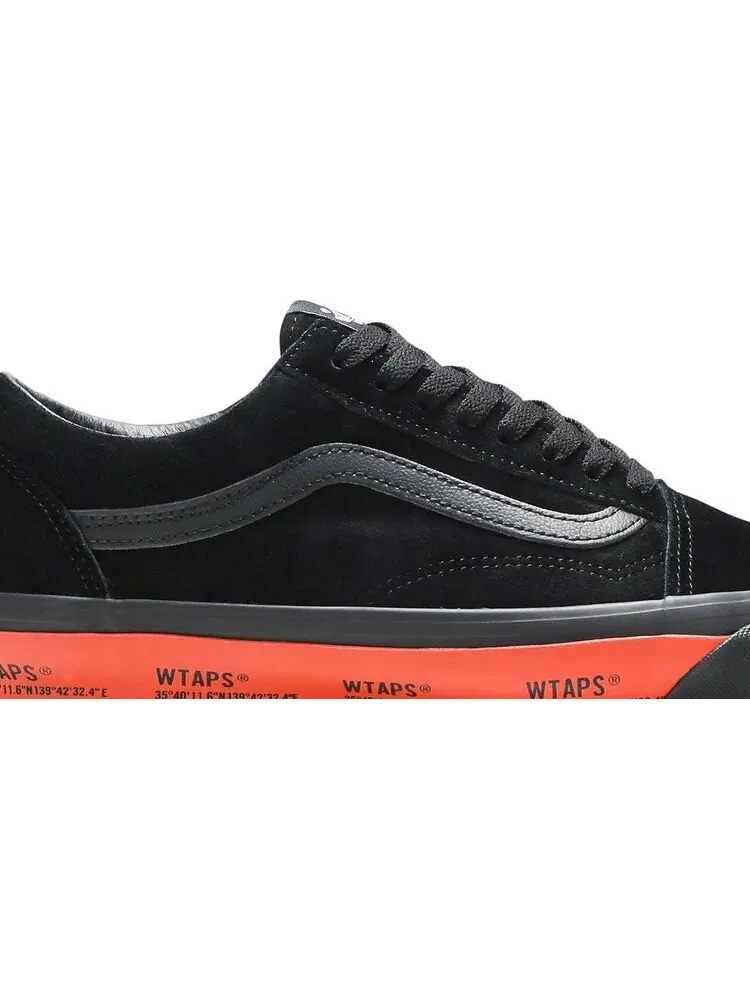 Кеды Vans WTAPS x Old Skool LX Black Orange — изображение 2 из 8, черный