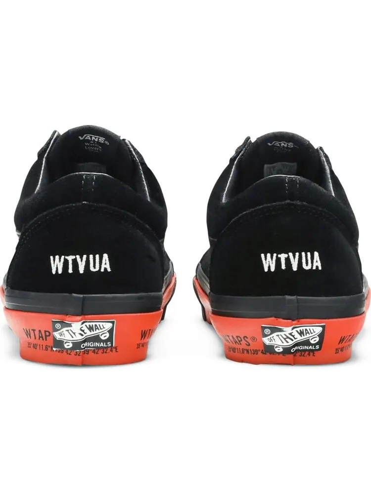 Кеды Vans WTAPS x Old Skool LX Black Orange — изображение 6 из 8, черный
