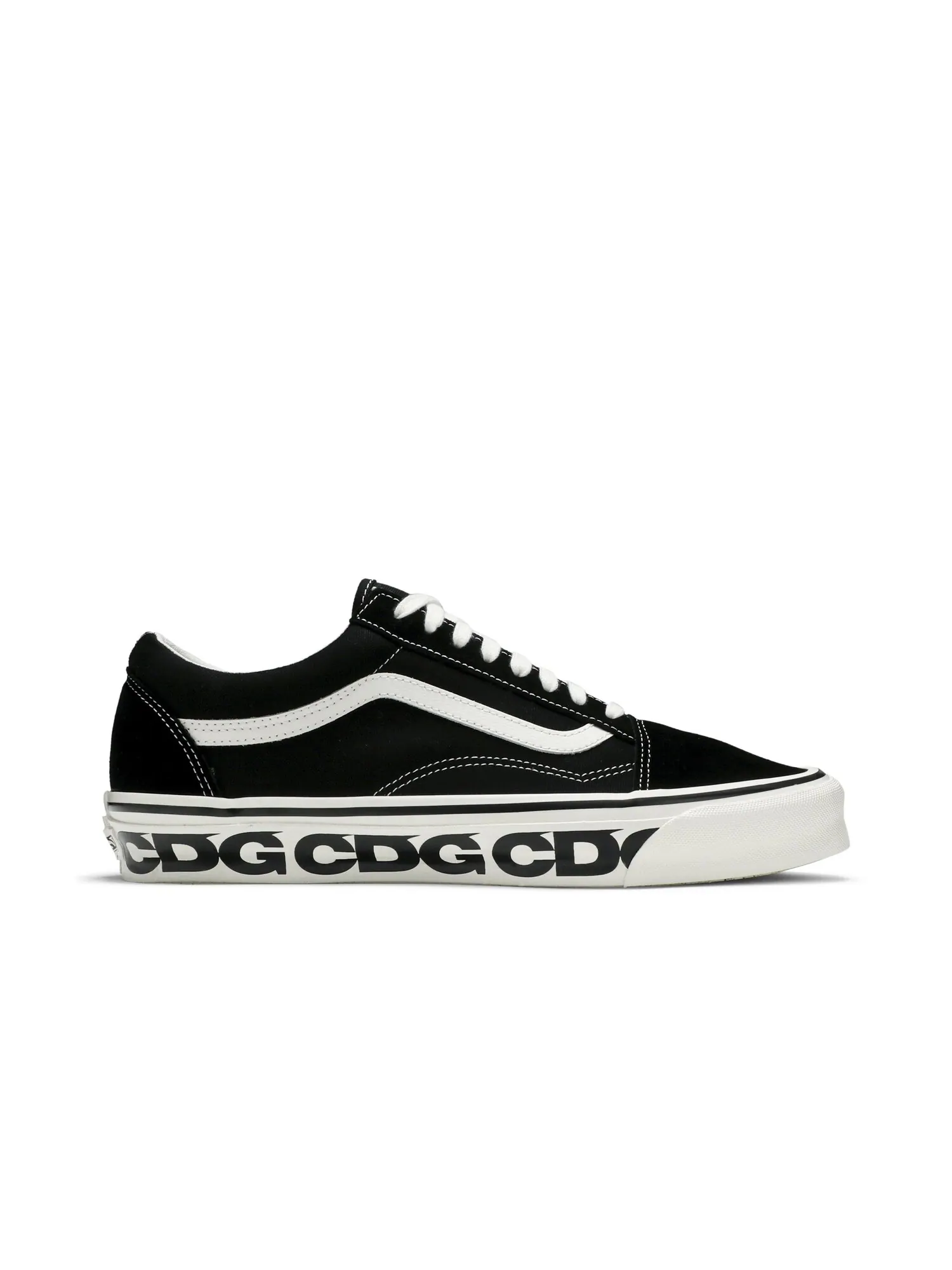 Кроссовки Vans OG Old Skool LX x Comme des Gar?ons (Черные) — изображение 1 из 8, черный/белый