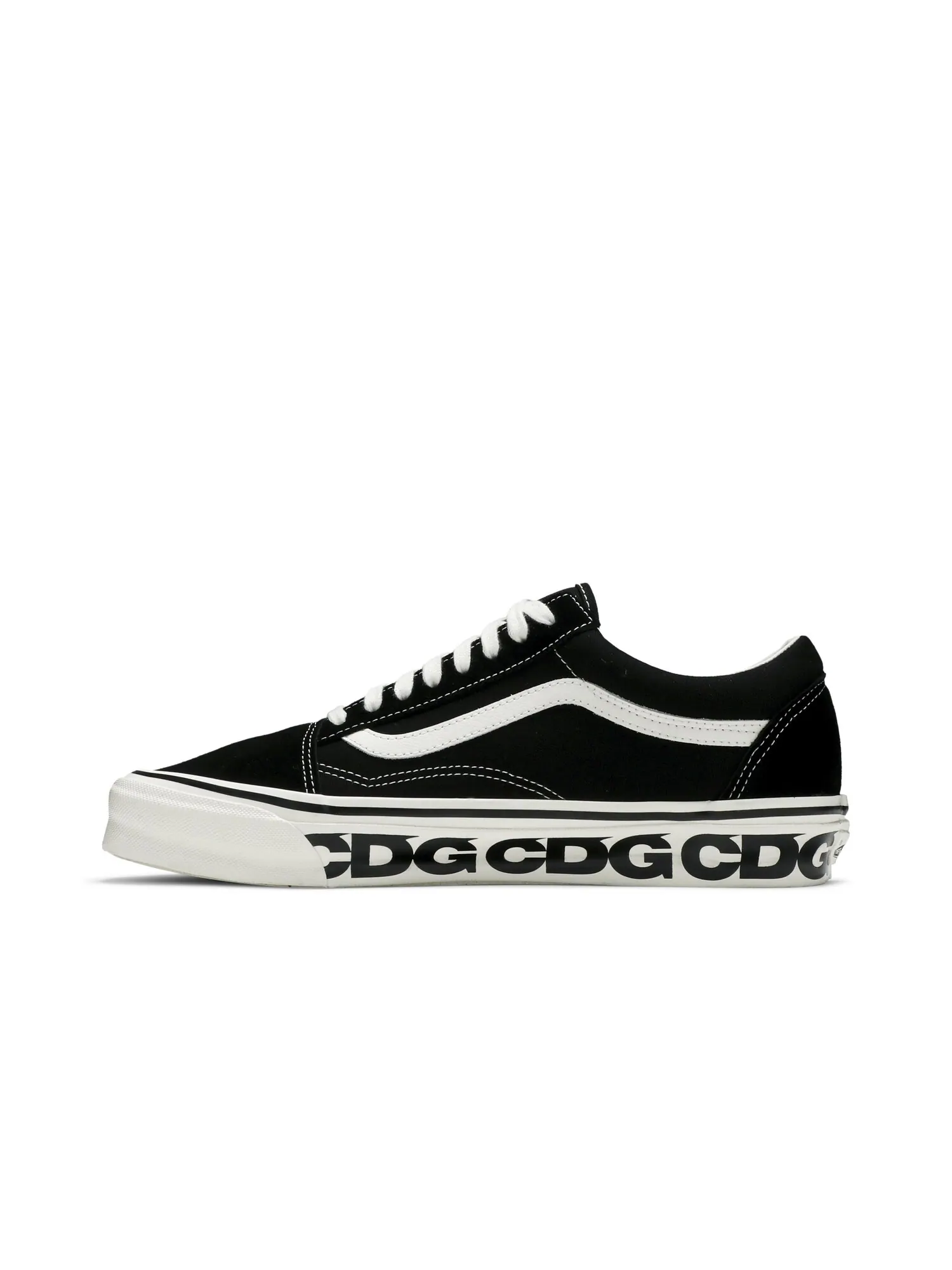 Кроссовки Vans OG Old Skool LX x Comme des Gar?ons (Черные) — изображение 3 из 8, черный/белый