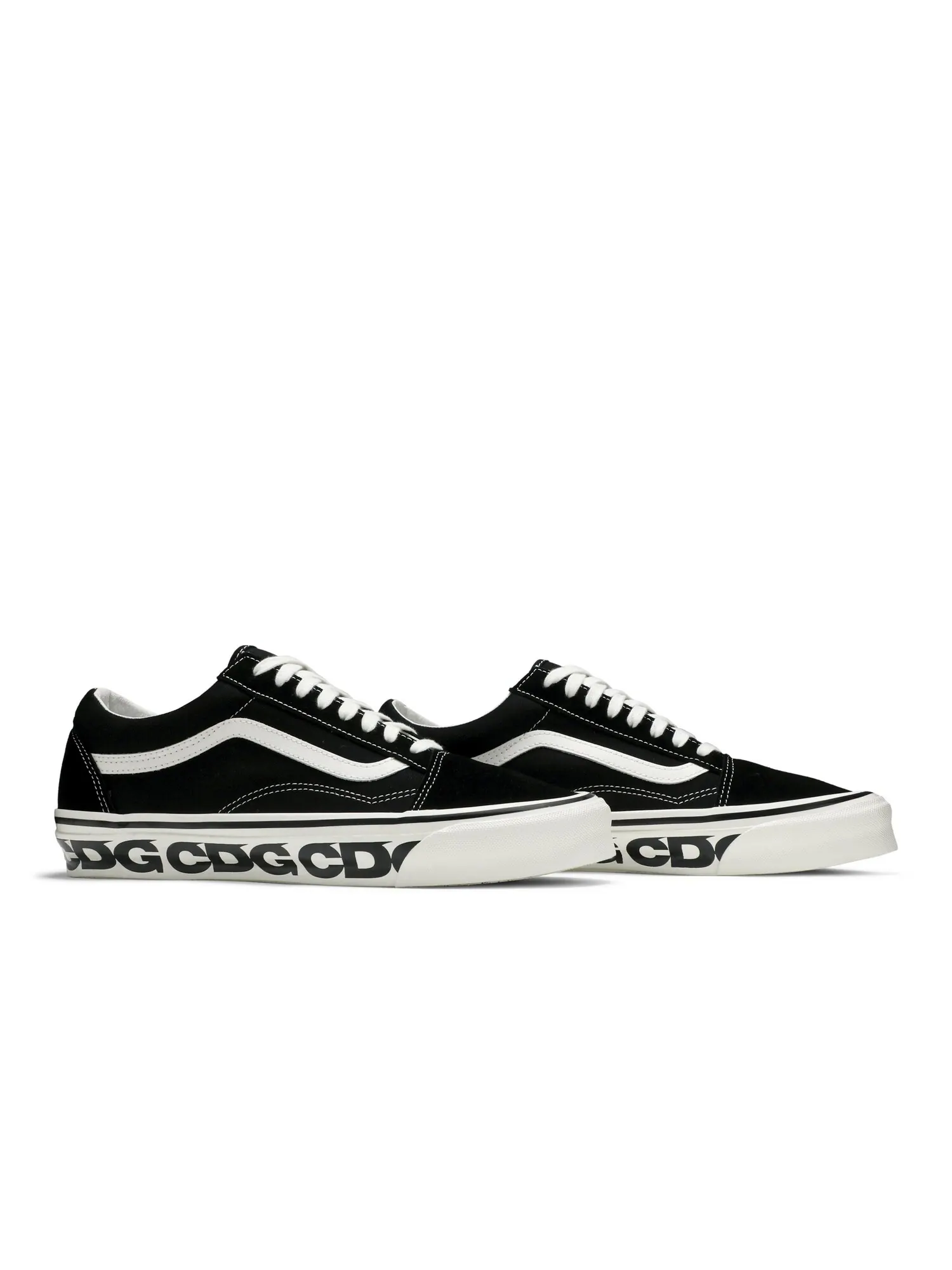 Кроссовки Vans OG Old Skool LX x Comme des Gar?ons (Черные) — изображение 8 из 8, черный/белый